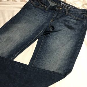 GAP outlet Long & Lean Flare Jeans Dark Wash 4 27